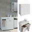Wood Cabinet Laundry Hamper