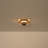 Aurevella Dimmable LED Round Glass Flush Mount Ceiling Light