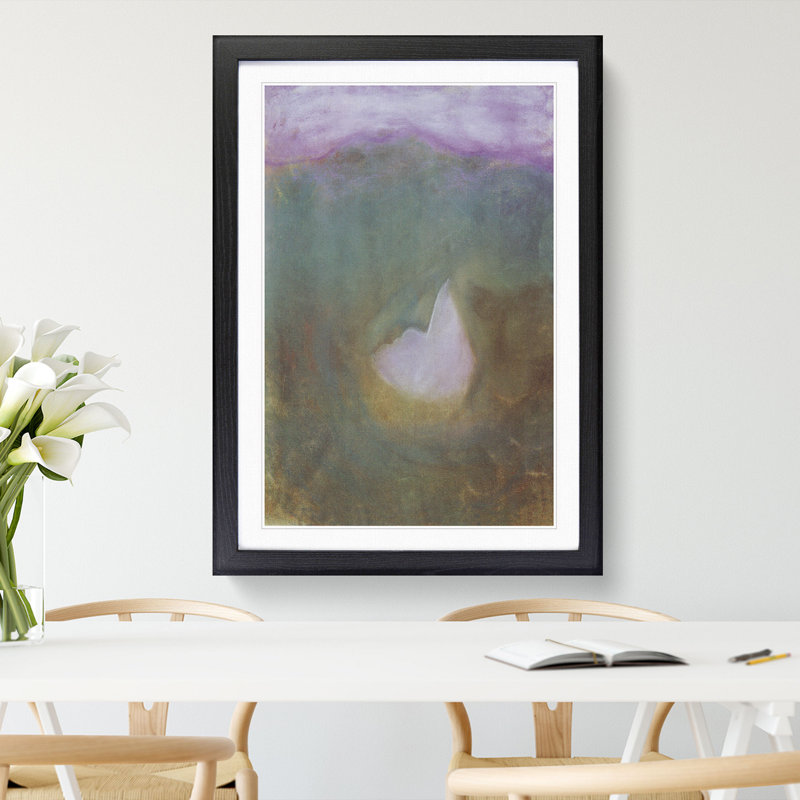 Faces by Mikalojus Konstantinas - Framed Print, 65cm H x 48cm W x 2cm D, Black Framed