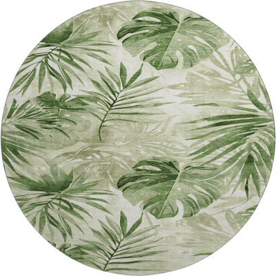 Premium Machine Washable Mayfield AMF1886 Floral Rug