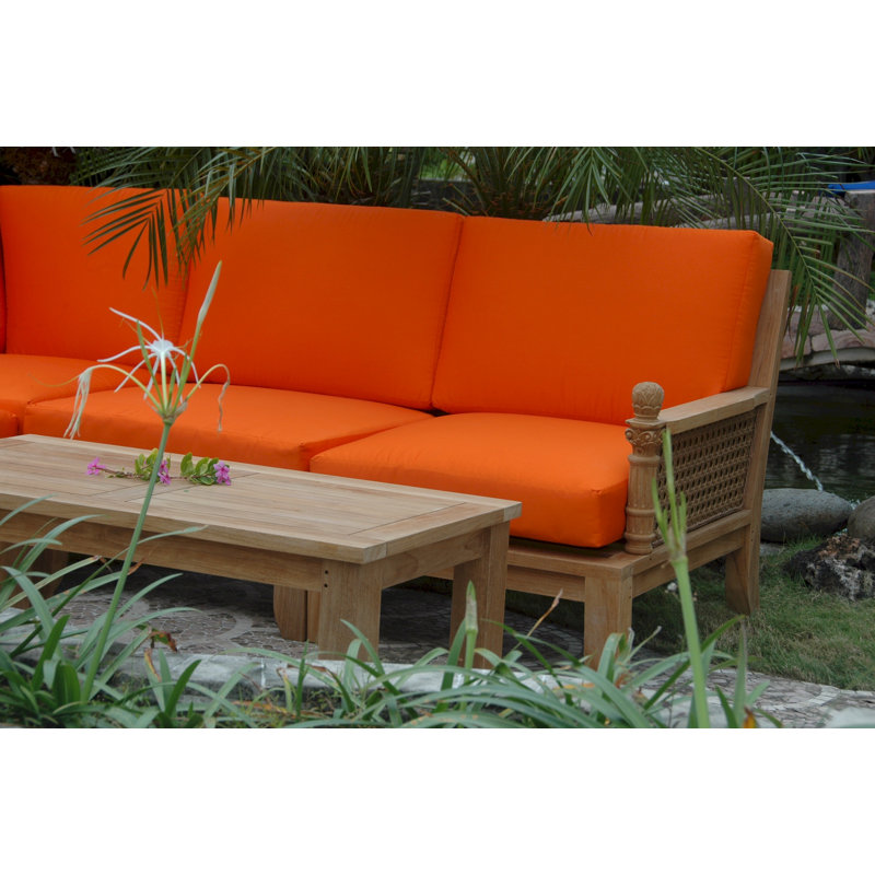 Outdoor 2 - Piece Teak Conversation Set