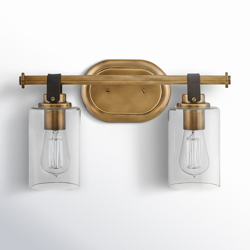 April 2 - Light Dimmable Vanity Light, Heritage Brass