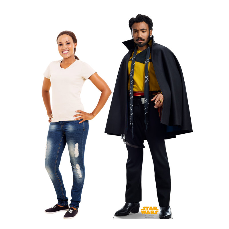 Lando 70'' Star Wars Cardboard Standup with Cape