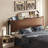 Headboard for Twin Size Bed,Retro Oil-Waxed Leather Upholstered Head Board with Smart LED Lights (60,000 DIY Colors), Hidden Storage & USB/Type-C Ports, 3-Level Height Adjustable-734903191-734903192