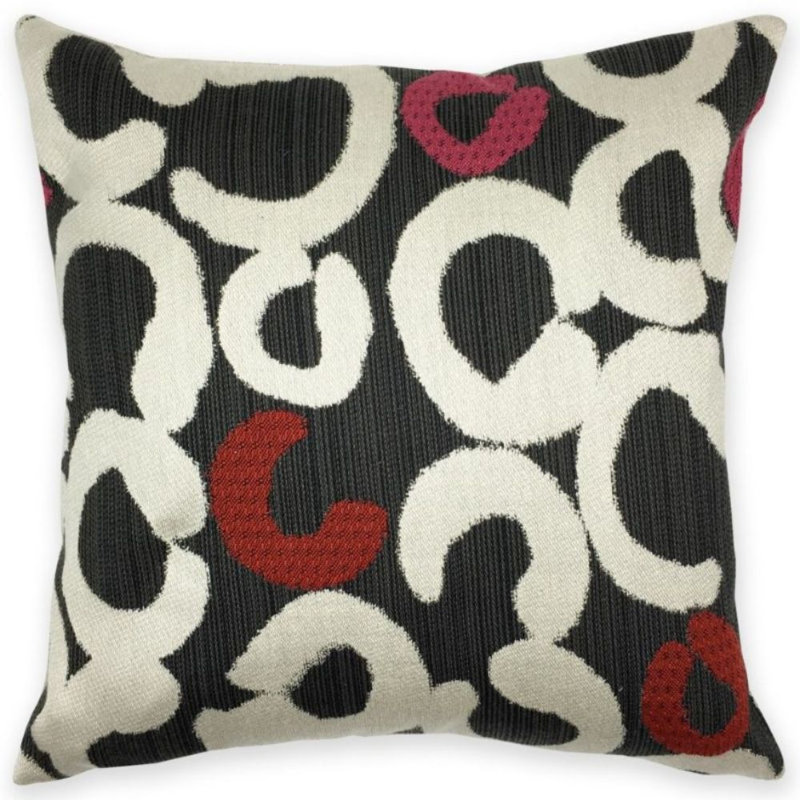 Housse de coussin carré et insert, Laque
