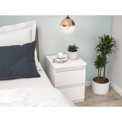 Ramlal 30cm W Manufactured Wood Bedside Table