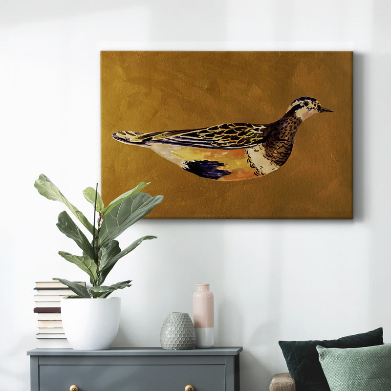 «Feathered Friend II», toile tendue avec châssis, H 12 po x l 18 po