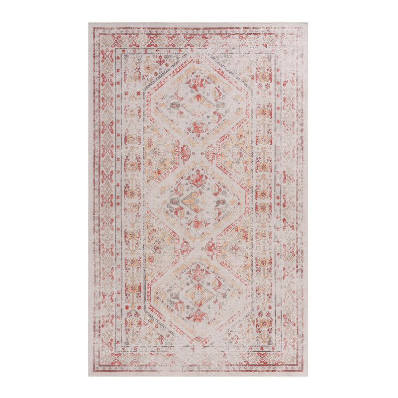 Lint-free, stylish, stain-resistant area rug, Rectangle 3' x 5'