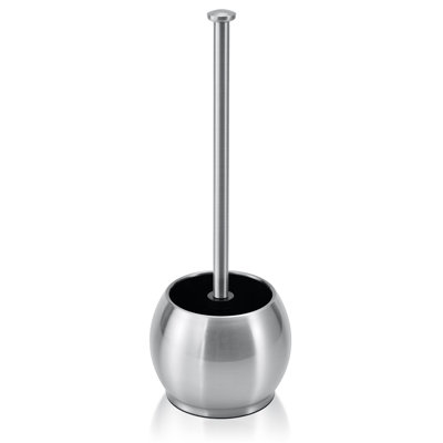 Jenelle Stainless Steel Plunger – Heavy-Duty Toilet Plunger with Sleek Modern Design and Hidden Caddy for Bathroom Storage