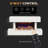 32" Electric Fireplace Heater with Mantel, Remote Control, White