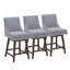 Tabouret de bar pivotant Zahara Neri-107095829