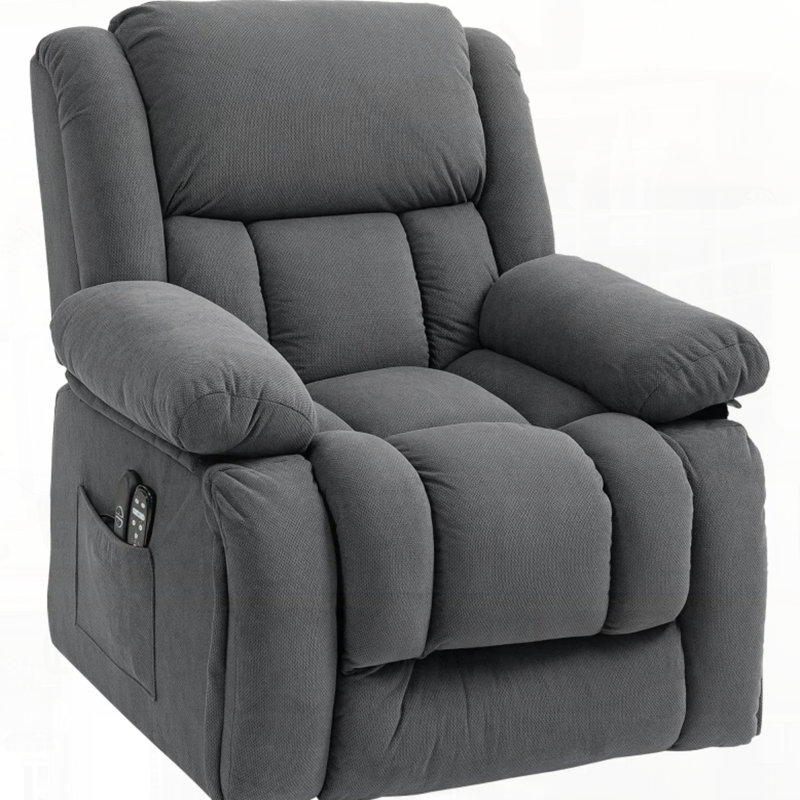 Fauteuil de massage pour adultes, Gris antique