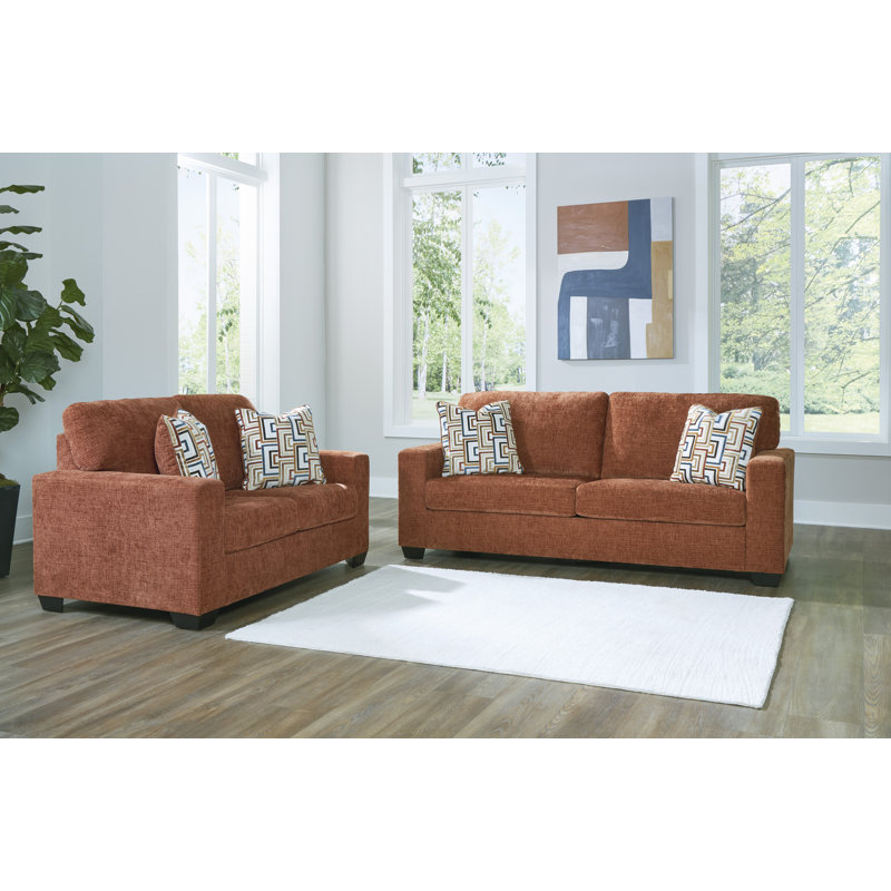 Ensemble de revêtement 2 pièces Kleban, Orange
