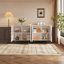 Ensemble d'armoire buffet 63 ", blanc, salle à manger