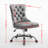 Furniture Office Chair,Modern Velvet Upholstered Tufted Button Office Chair With Golden Metal Base,Adjustable Desk Chair Swivel Office Chair-835341718