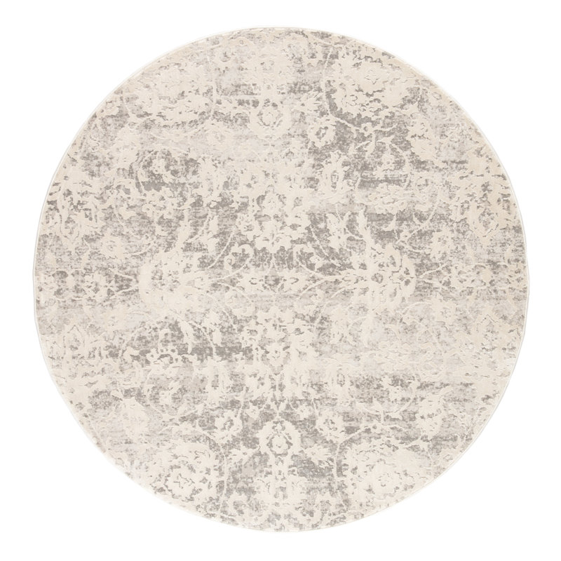 Tapis gris Fedele, Rond 6 pi