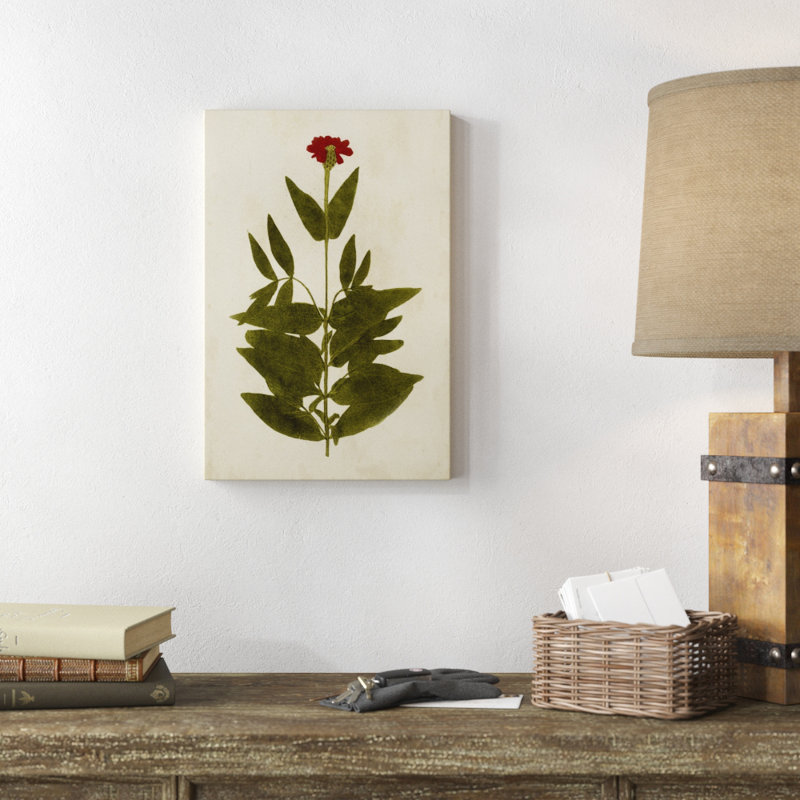 Botanical Impression IV - Painting Print, Wrapped Canvas, 46cm H x 30cm W