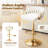 Velvet Swivel Bar Stools Set of 2, Modern Upholstered Barstool with Woven Backrest & Footrest Adjustable Hight Counter Bar Chairs for Kitchen Island, Bar,-1382878992-1379695739