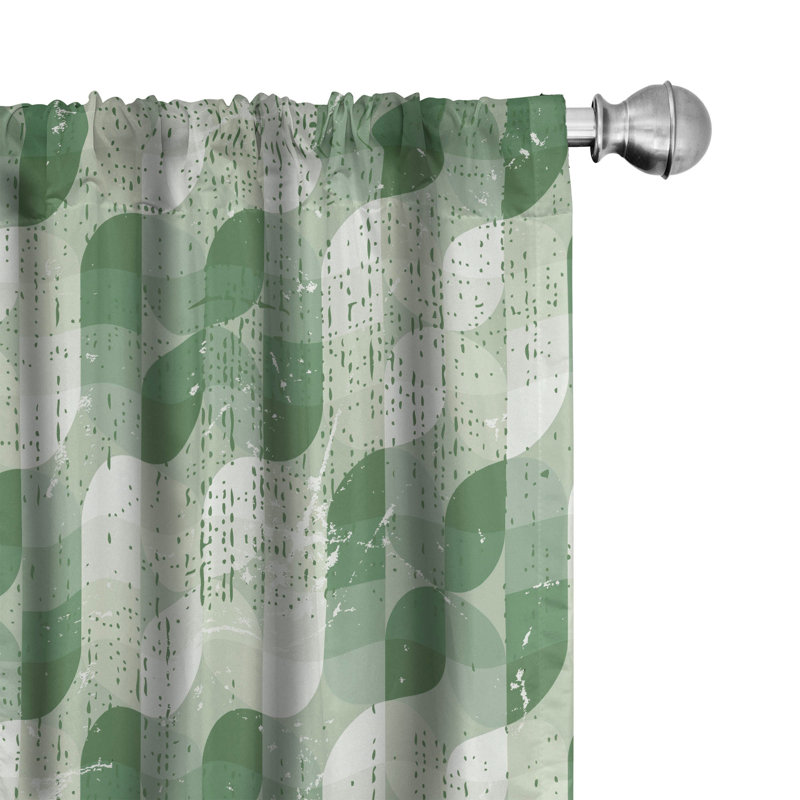 Semi Sheer Curtain Pair, 28" W x 95" L