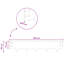 100 cm W Steel Lawn Edging Fencing-130008328-130008329