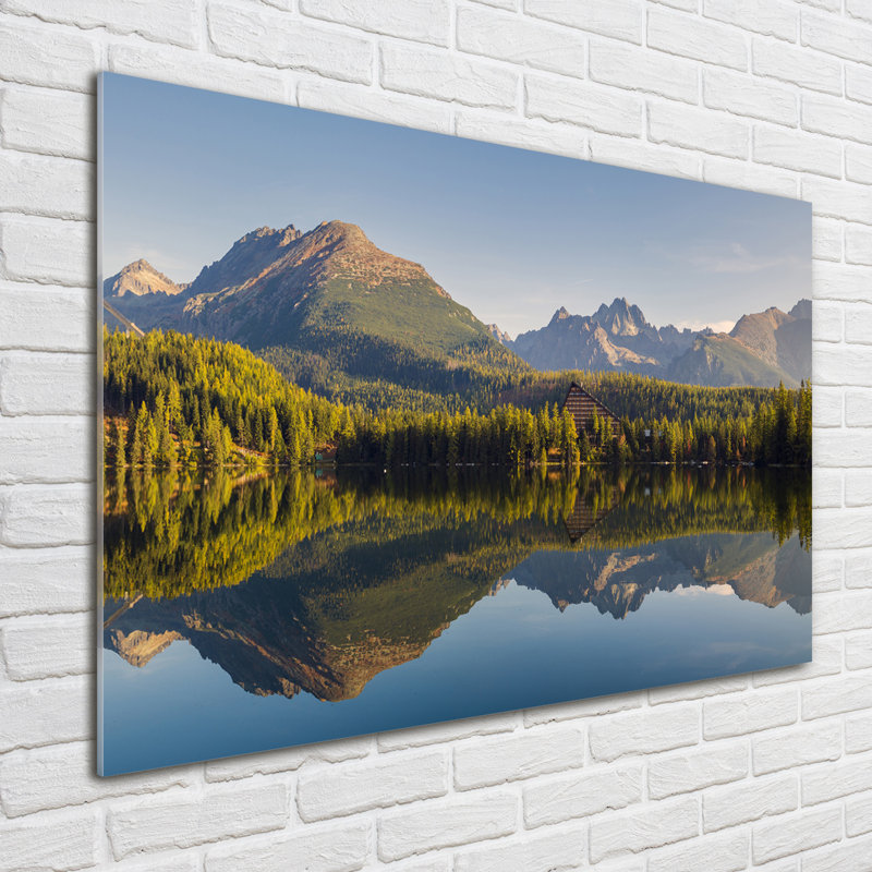 Panorama Of The Tatra Mountains - No Frame Print on Glass