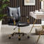 Gedrie Modern Faux Leather Swivel Office Chair-647542785-607770271