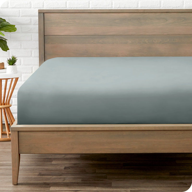 Microfiber Fitted Sheet, Sea Spray, Full Fitted Sheet