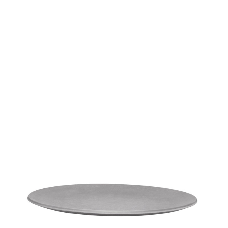 Trama Melamine Dinner Plate, Charcoal