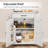 Laimondas 34.3" Kitchen Island with Storage and Power Outlet-1990811102