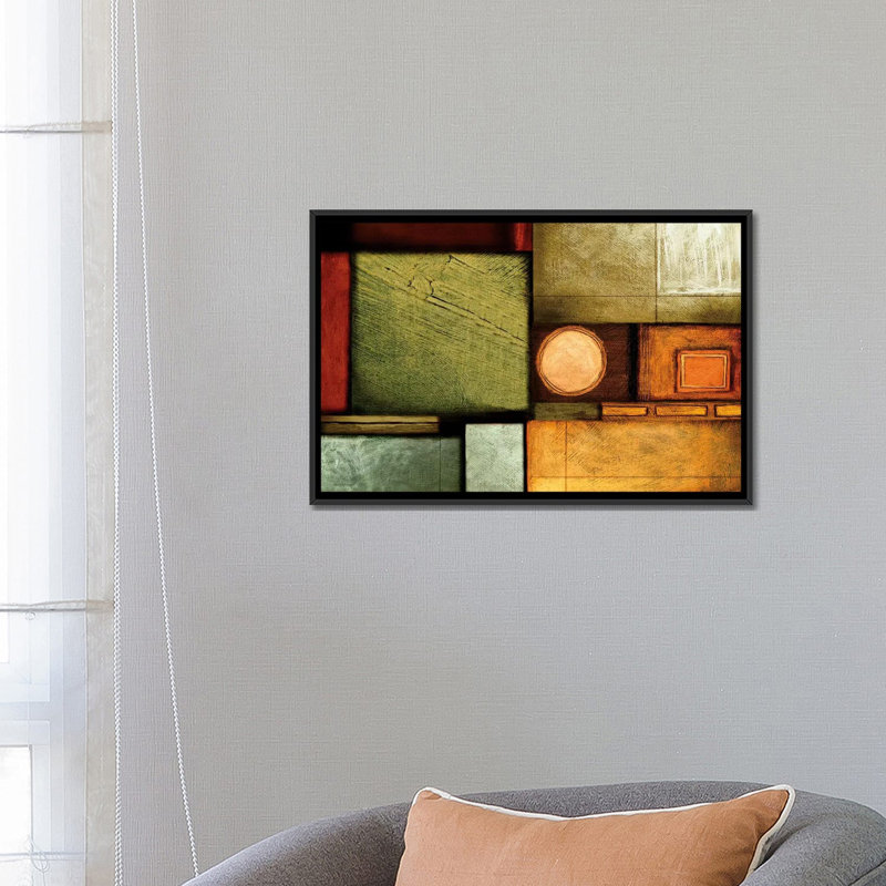 « rush hour i », impression sur toile, H 18 po x l 26 po x P 1,5 po, Toile avec cadre noir, Pas de tapis