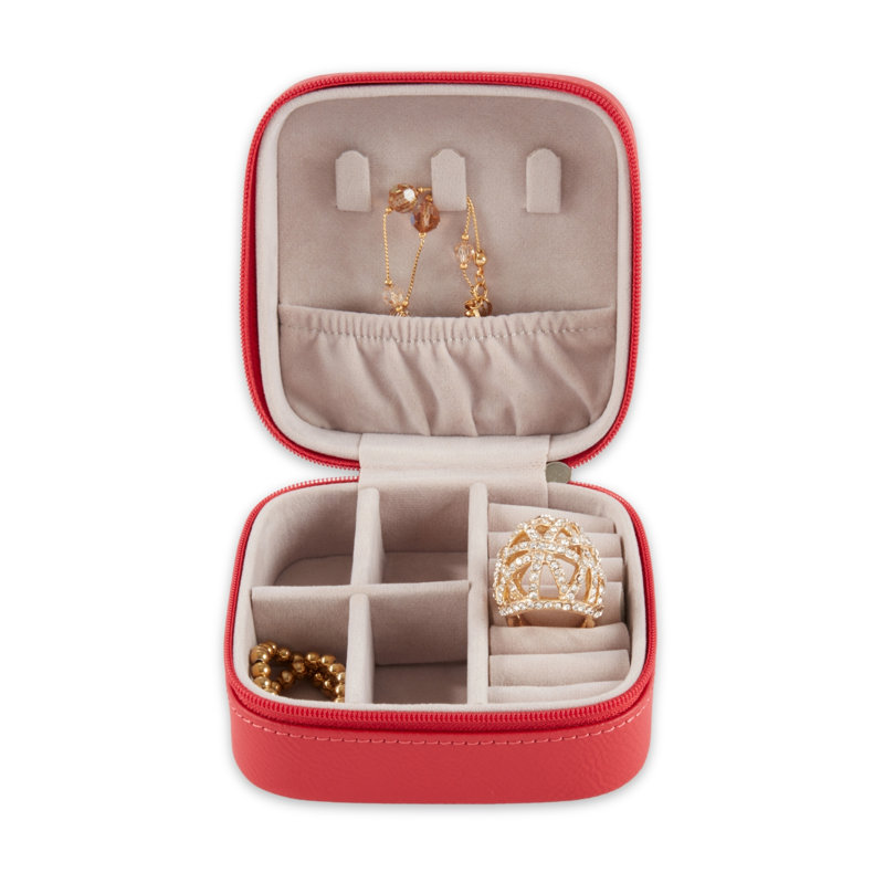 Boîte à bijoux Ava, Rouge