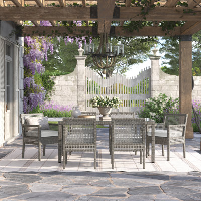 Aura 7-piece Wicker Rattan Outdoor Patio Set by Modway