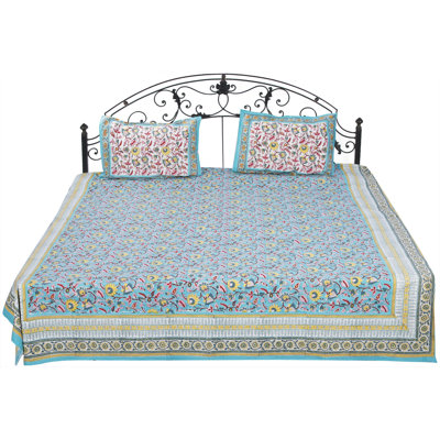 Arbelaez Cotton Blend Floral Coverlet