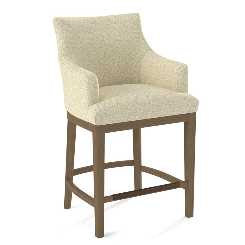 Upholstered Counter Stool, Weathered Gray, 61645-65