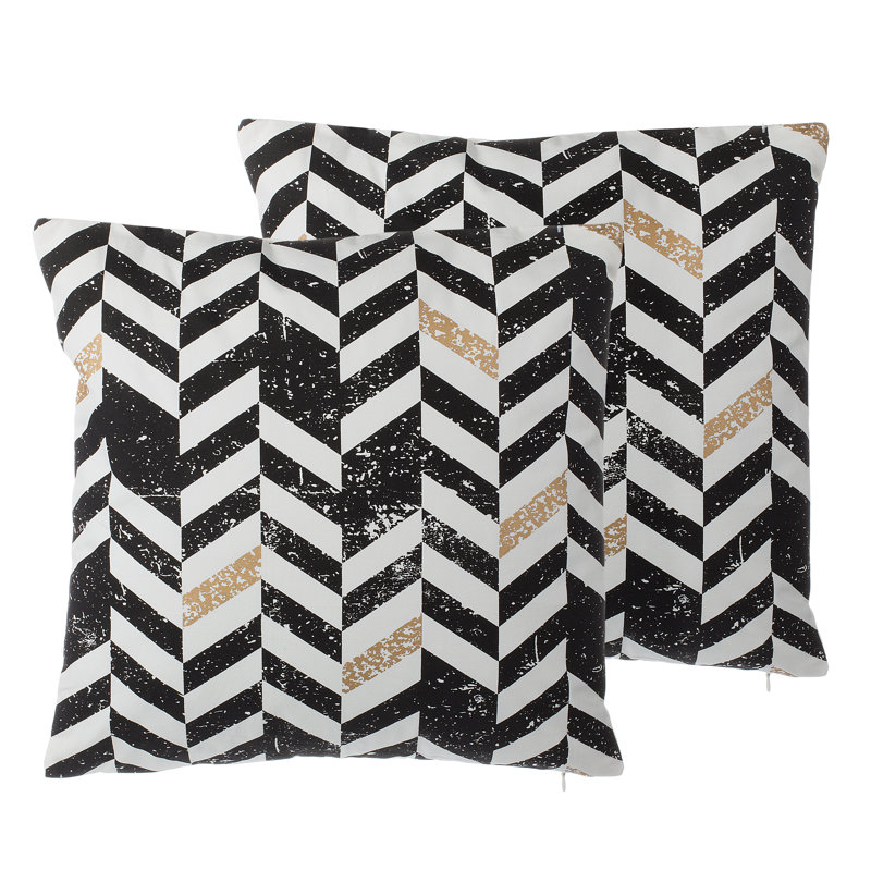 Burkhardt Geometric Square Cushion