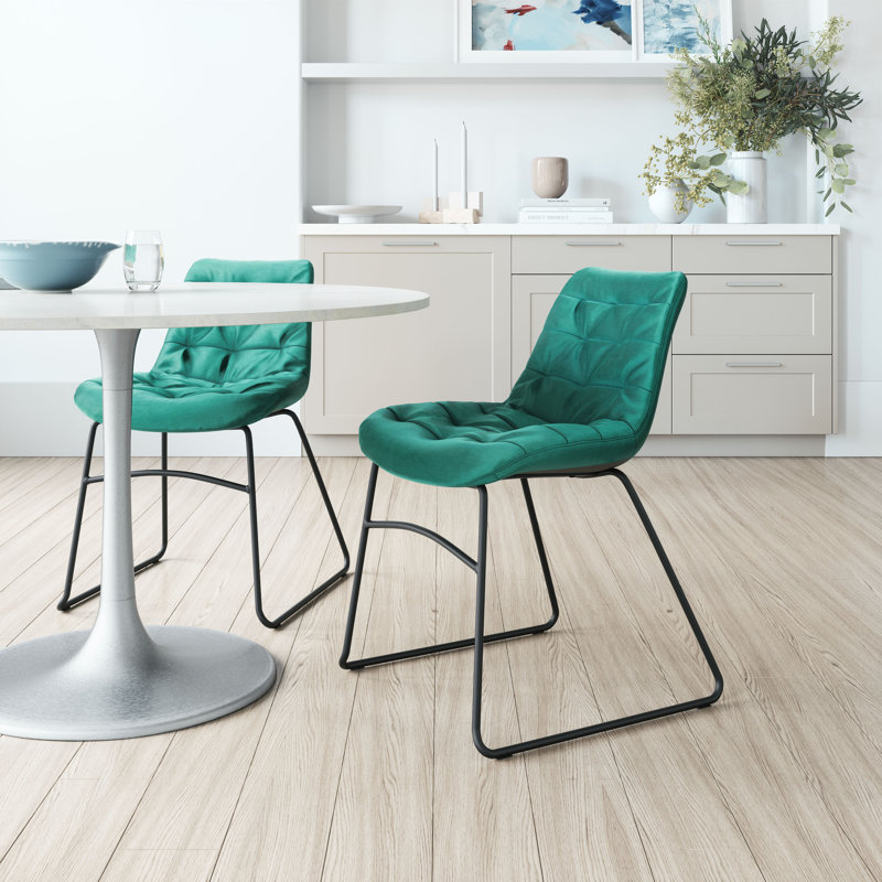 Ensemble de chaises Gurraj Tammy (ensemble de 2), Vert