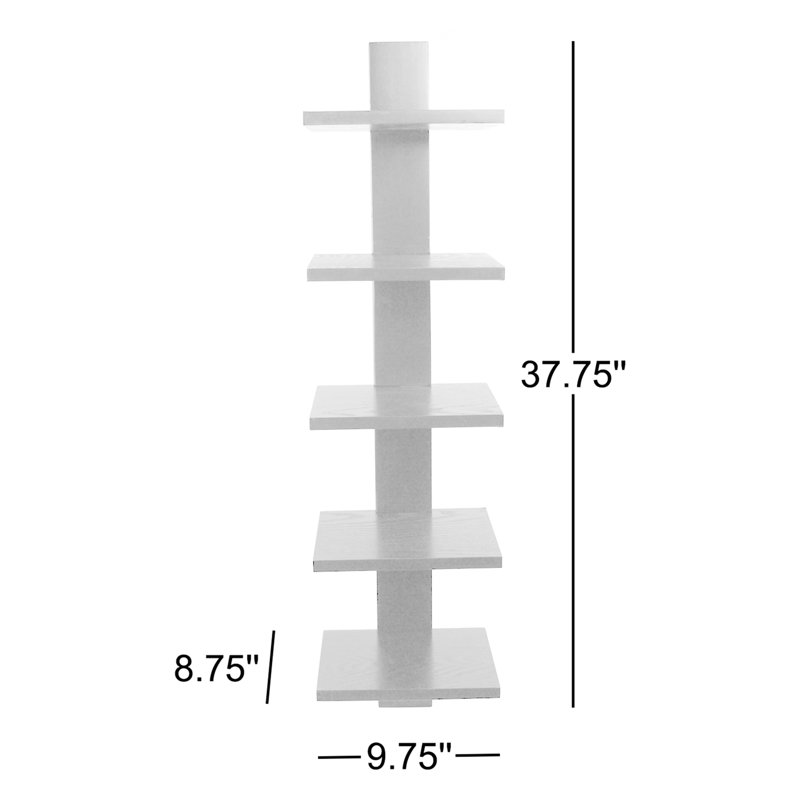 Waverley Etagere Bookcase, White