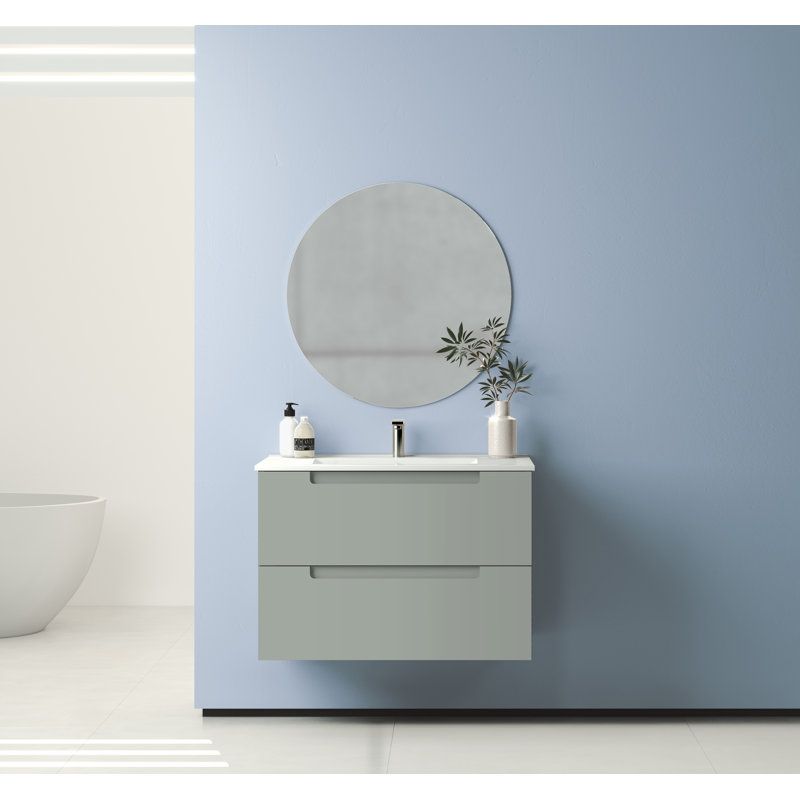 Ensemble de meuble-lavabo simple 24 po, Vert sauge