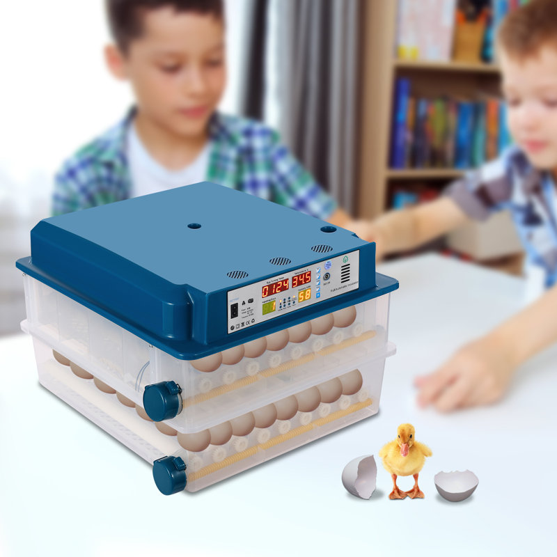 120pcs Incubateur à œufs à double puissance avec surveillance automatique de la rotation des œufs