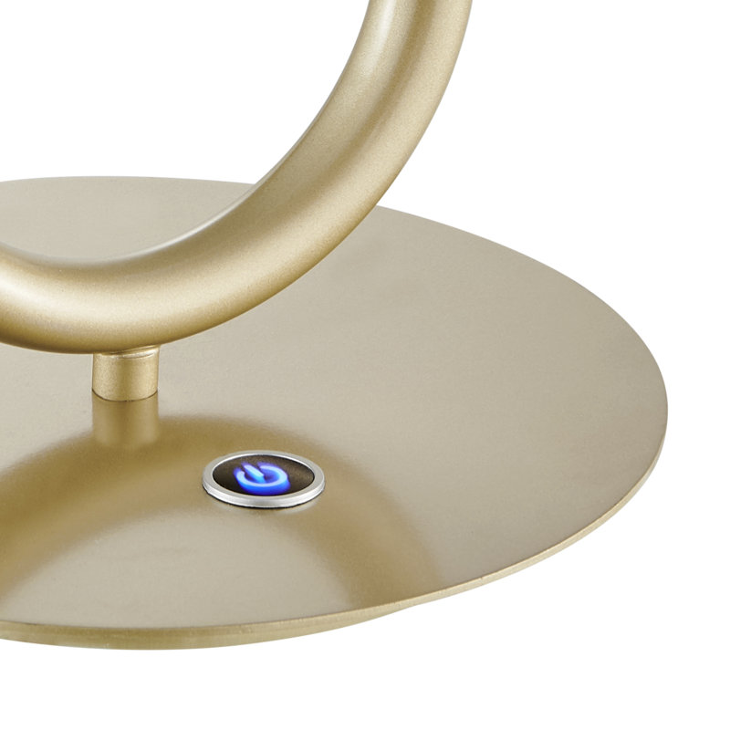 Metal Dimmable Novelty Table Lamp, Sandy Gold