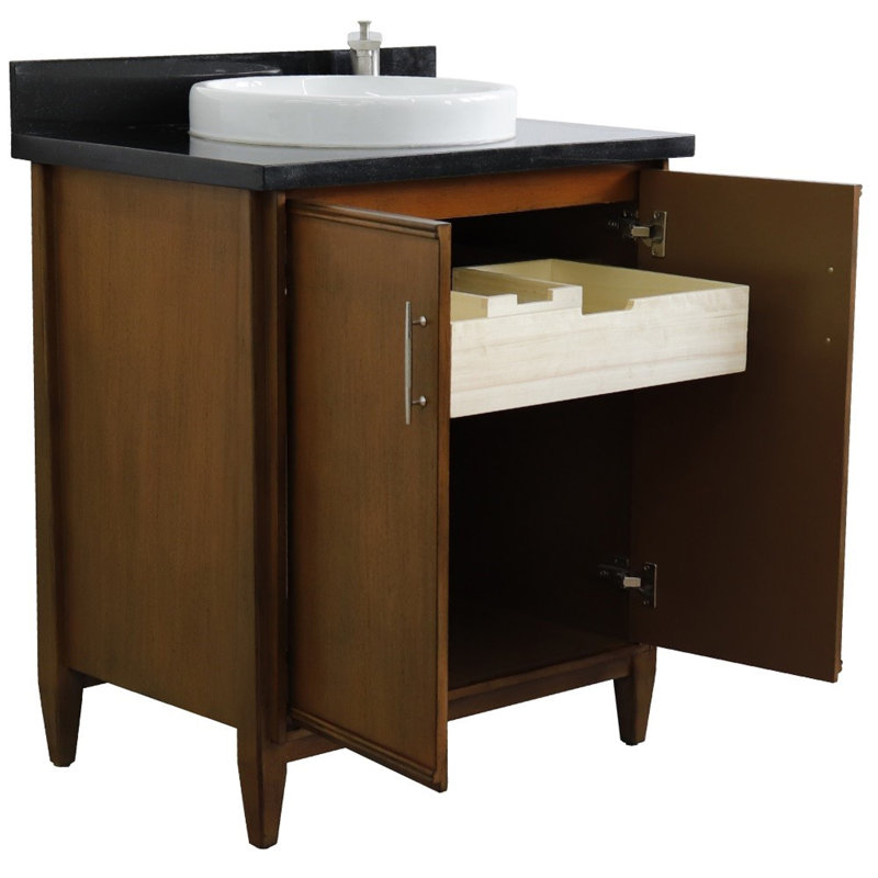 Ensemble de meuble-lavabo simple 31 po, Noir galaxie