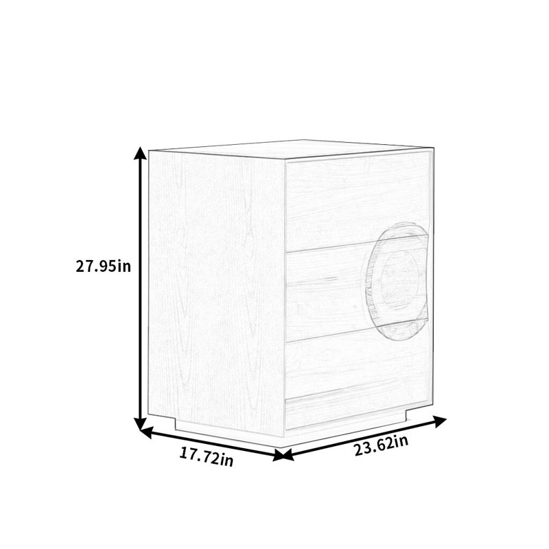 Commode à tiroirs rétro