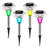 4 Piece Color Changing Lights Solar Yard Lights Landscape Lights