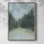 Marsh Morning Fog II, reproduction encadrée - bois massif-1717698720