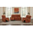 Navarro Chenille Upholstered Reclining Loveseat Burnt Orange-122505265
