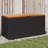 Acacia Steel/Solid Wood/Wicker Deck Box-103397023