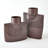 Ribbed Collar Vase-Plum-Sm-105318153