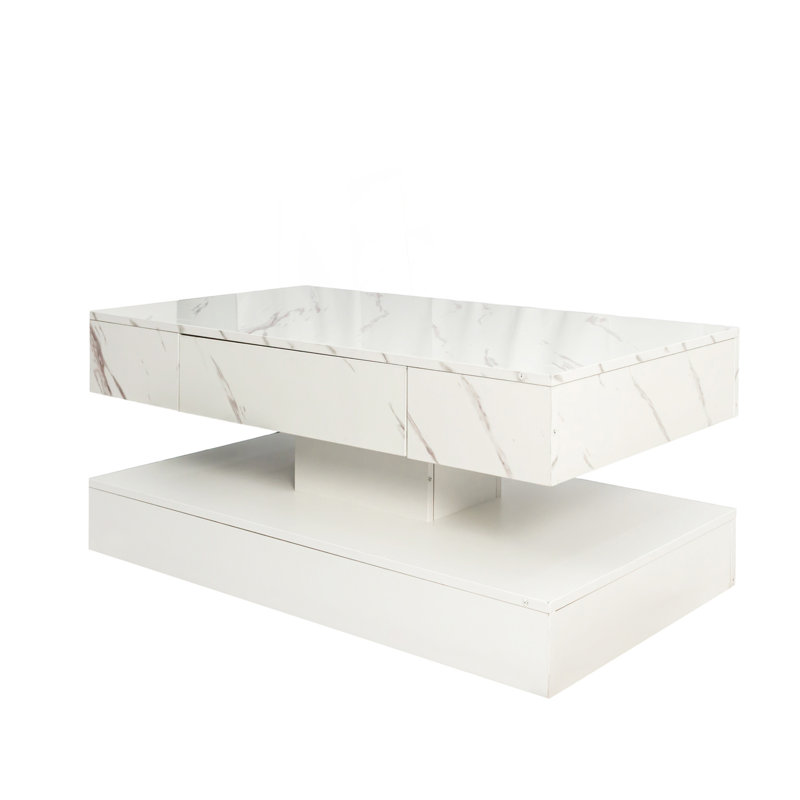 Modern Coffee Table With Led Lights