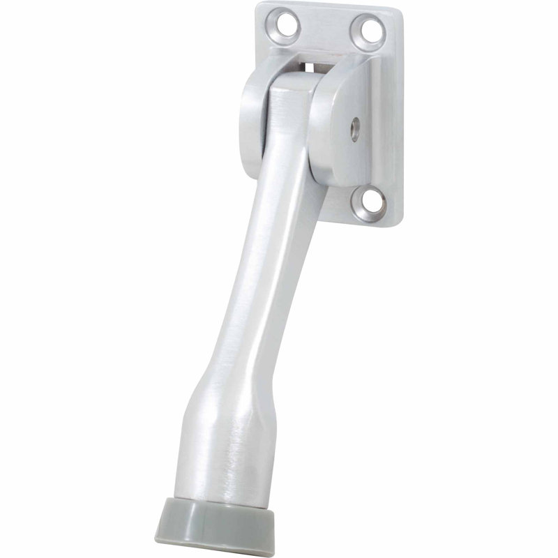Zinc Kick Stop, Satin Chrome