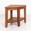 Charkita 16'' W Teak Corner Shower Bench